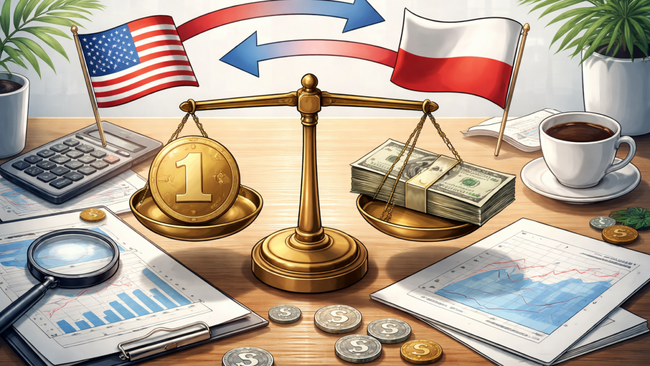 Różnica stóp, przepływy kapitału i apetyt na ryzyko – które mechanizmy decydują o kursie USD/PLN?