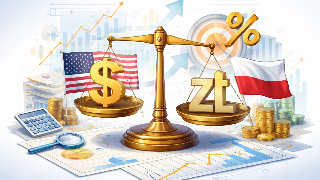 Siła dolara czy kondycja złotego – kluczowe czynniki kształtujące kurs USD/PLN