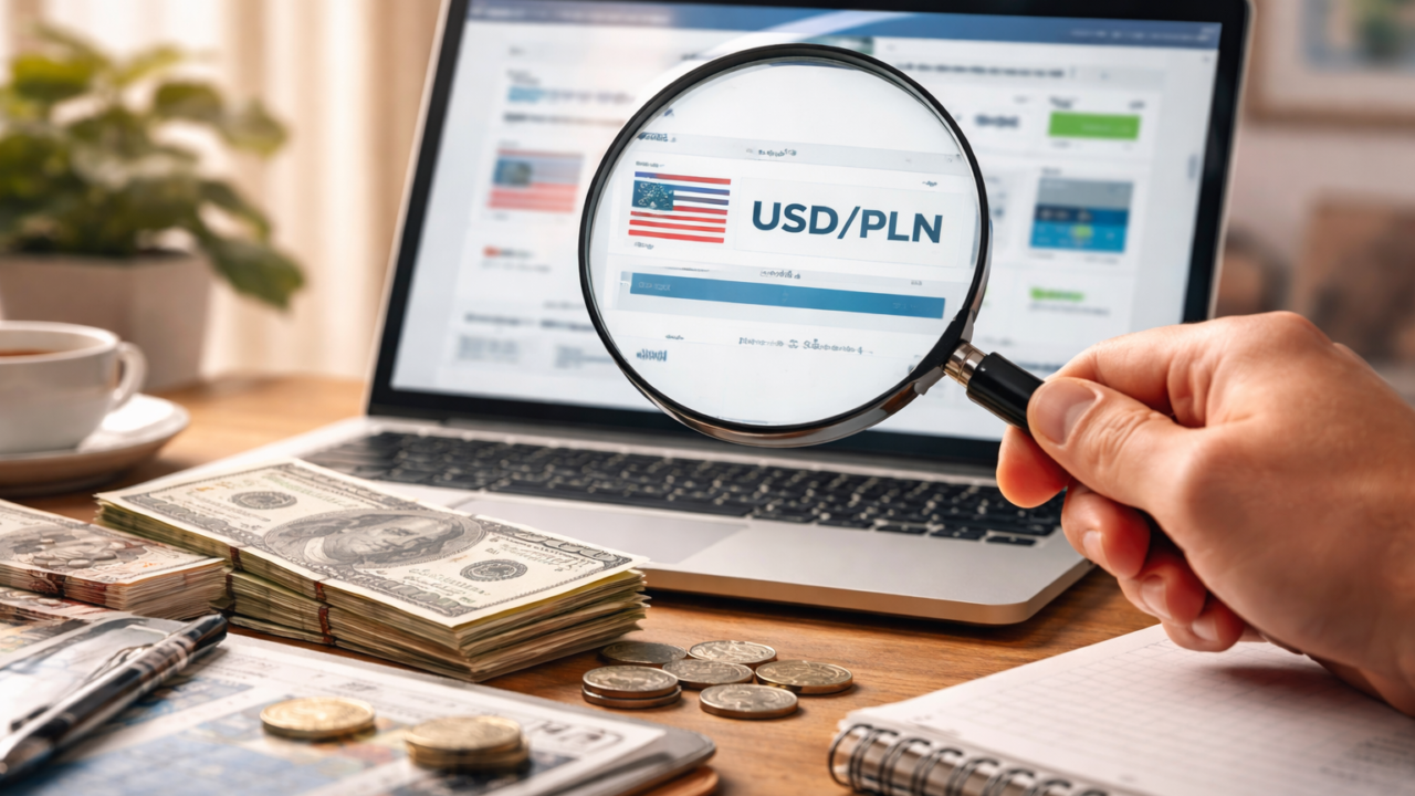 Co oznacza pojedynczy kurs USD/PLN wyświetlany w serwisach – jak odczytać kurs środkowy?